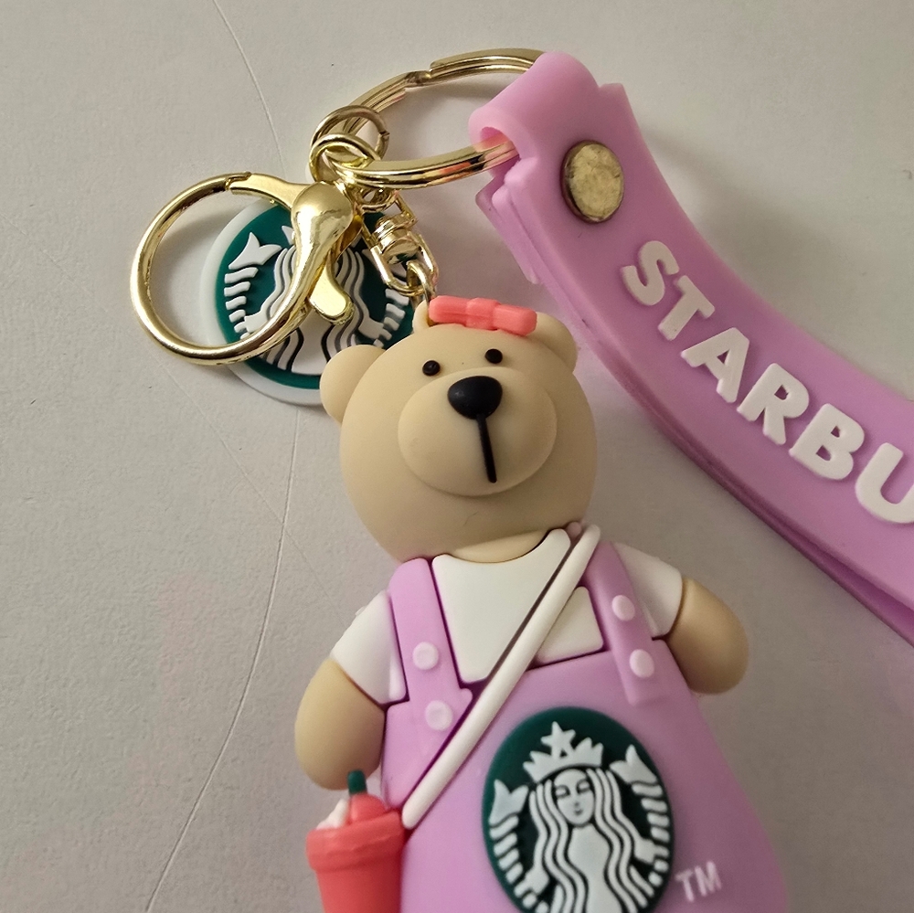 Starbucks Bear Keychain - Picture 4 of 4